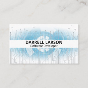 Cartão De Visita Nós eletrônicos   Circuito técnico