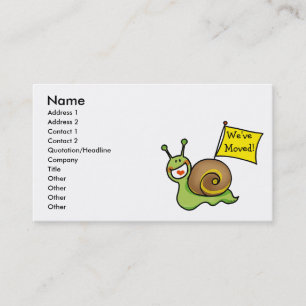 Cartão De Visita Nós movemo-nos!