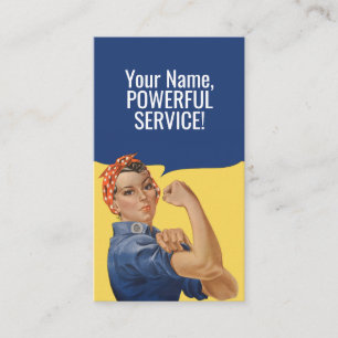 Cartão De Visita Nós podemos fazer isso Personalizado Rosie, A Femi