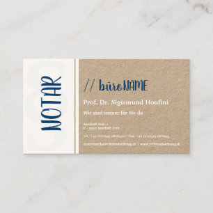 Cartão De Visita Notário
