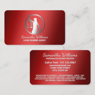 Cartão De Visita Notário Profissional Público