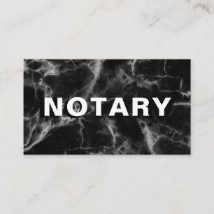 Cartão De Visita *~* NOTARY PHOTO Bold MARBLE Signal Agent