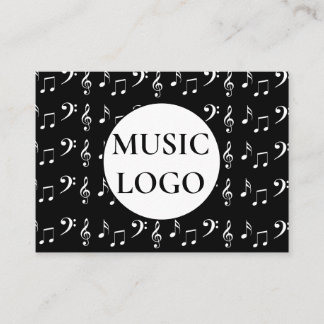 Cartão de Visita Notas Musicais