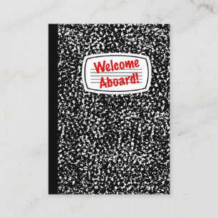 Cartão De Visita Notebook Bem-vindo ao Comp