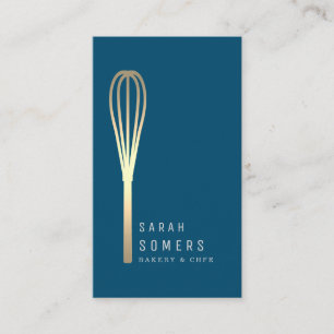 Cartão De Visita Nova Dourada padaria de Whisk