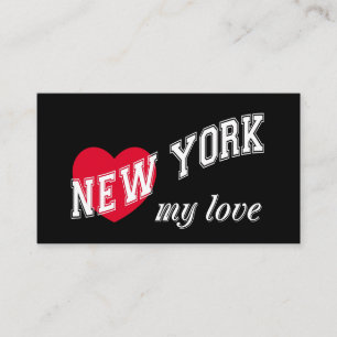 Cartão De Visita Nova York meu amor