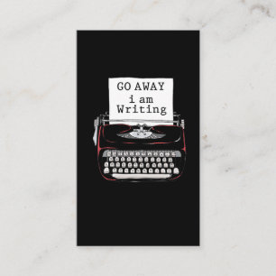 Cartão De Visita Novelista do autor do livro apresentado