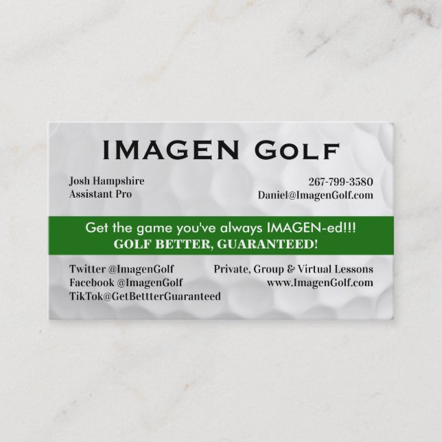 Cartão De Visita Novembro de 2024 Josh Final (Frente)