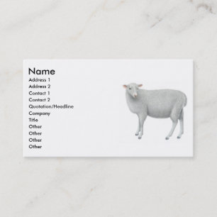 Cartão de visita novo de Sheepp