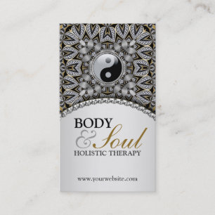 Cartão de visita novo holístico boémio tribal d