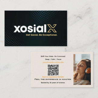 Cartão De Visita NuCalm Product Business Card – xosialX  
