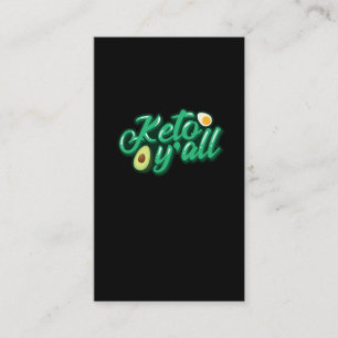 Cartão De Visita Nutrição de Malhação com Gordura Alta na dieta