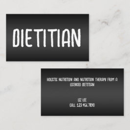 Cartão De Visita Nutrição Foodie Dietitiana