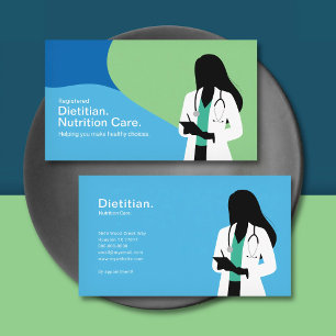 Cartão De Visita Nutricionista - Cuidados de Nutrição