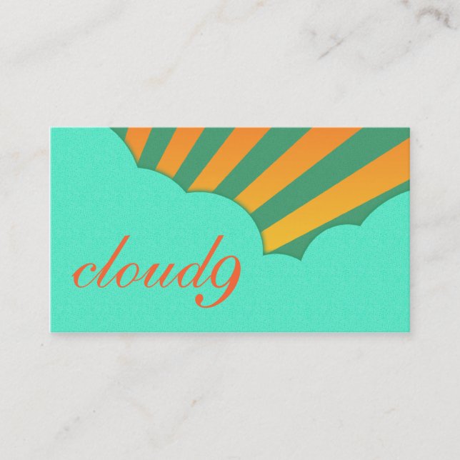 Cartão De Visita nuvem 9 (Frente)