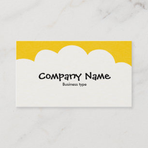 Cartão De Visita Nuvens Fluffy - âmbar