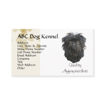 O Affenpinscher Tan deixa Motiff