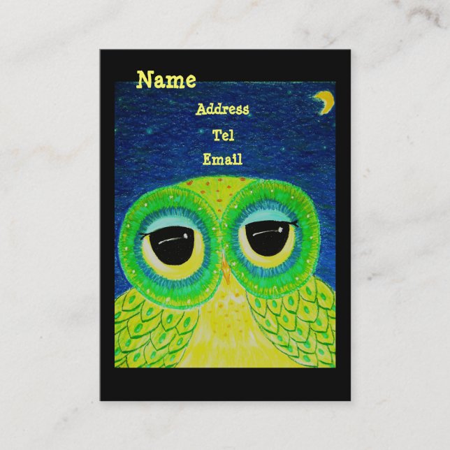 Cartão De Visita O amor fá-lo maior do que a vida (Frente)