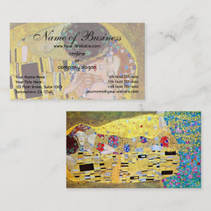 Cartão De Visita O Beijo de Gustav Klimt