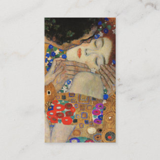 Cartão De Visita O beijo (detalhe) Gustavo Klimt