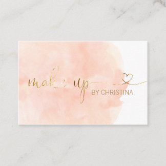 Cartão De Visita O ★ bonito cora aguarela