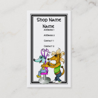 Cartão De Visita O cabeleireiro