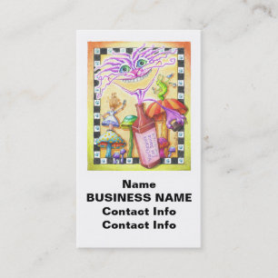 Cartão De Visita O CAT de WorCHESHIRE