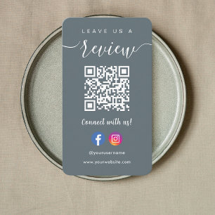 Cartão De Visita O Código Qr do Instagram no Facebook nos deixa um 