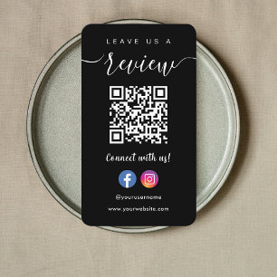 Cartão De Visita O Código Qr do Instagram no Facebook nos deixa uma