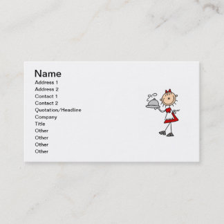 Cartão De Visita O comensal é servido