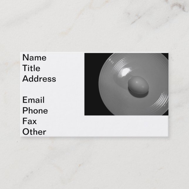 Cartão De Visita O comestível incrível (Frente)