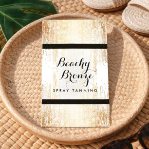 Cartão De Visita O confete de bronze dourado pontilha o salão de