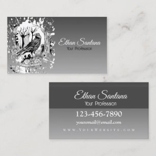 Cartão De Visita O Corvo Negro