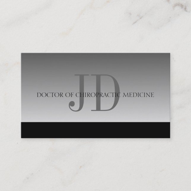 Cartão De Visita O escritório da medicina da quiroterapia do (Frente)