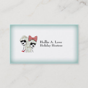 Cartão De Visita O gelo de fosco   desvanece-se à beira azul  