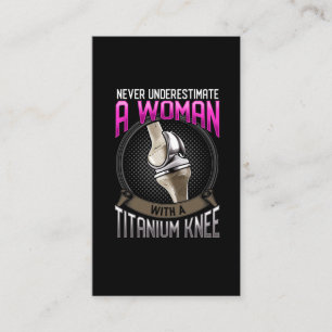 Cartão De Visita O Hospital De Recuperação De Cirurgia De Joelho 