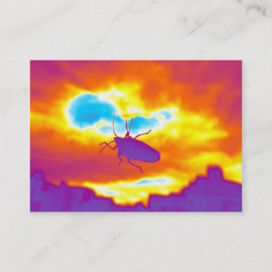 Cartão De Visita O Inseto Psicodélico