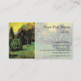 Cartão De Visita O Jardim do Poeta, Vincent van Gogh.