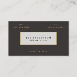 Cartão De Visita O Legista Brown Suede Look