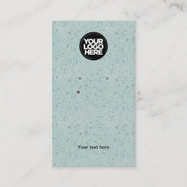 Cartão De Visita O logotipo da sua empresa Kraft entendendo a placa