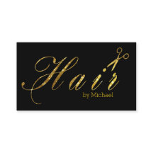 O ouro do cabeleireiro Scissors o salão de beleza