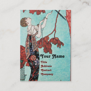 CARTÃO DE VISITA O PÁSSARO LEVE, DESIGNADOR DE MODA BELA