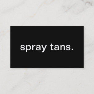 Cartão De Visita O pulverizador Tans
