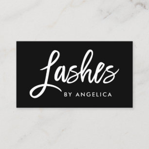 Cartão De Visita O roteiro moderno da escova chicoteia o