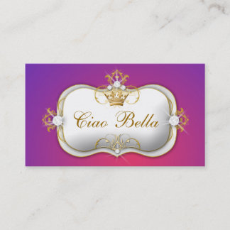 Cartão De Visita O roxo de 311 Ciao Bella desvanece-se