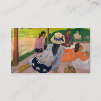 Cartão De Visita O Siesta - Paul Gauguin