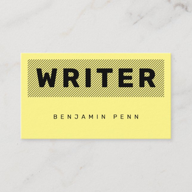 Cartão De Visita O tom de dois é preto e branco (Frente)