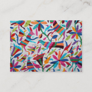 Cartão De Visita Oaxaca México Boho étnico latino-americano maia