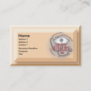 Cartão De Visita ObGyn Enfermeira Axiom