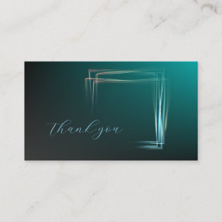 Cartão De Visita Obrigado